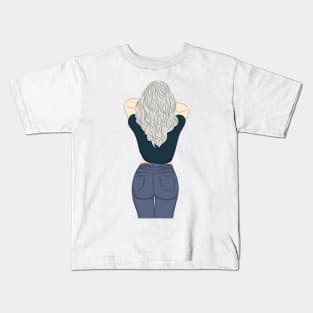 cool girl Kids T-Shirt